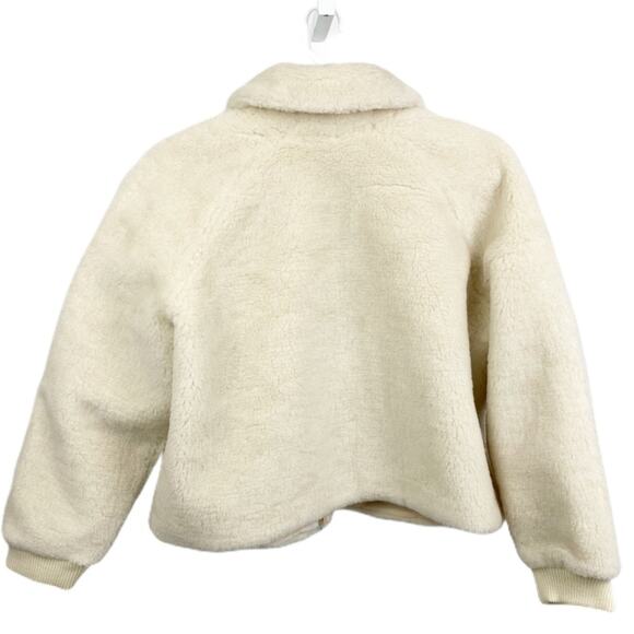 J.Crew Fleece Bomber Jacket Scottish Lamb Size 2X - Picture 3 of 7